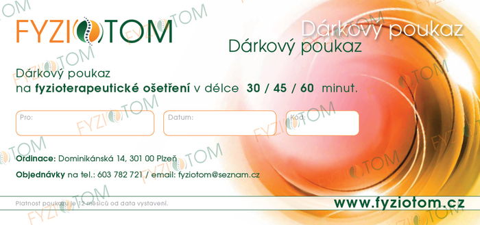 voucher fyziotom